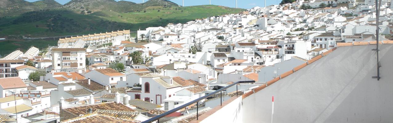 Whitewashed Andalusian village houses