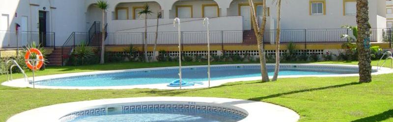 Unsere feine Wohnung in einer schnen Anlage mit groem Pool in Mijas Campo
