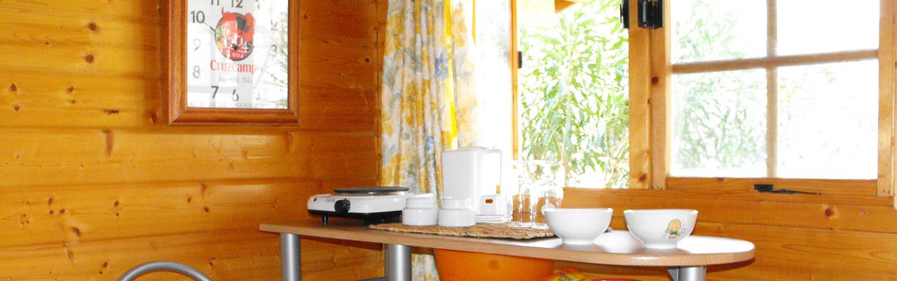 Our simple little cabin in the woods by the lake - located in an impressive natural area