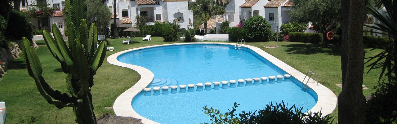Our beautiful and lovely townhouse with gardens and pool at the New Golden Mile near Marbella